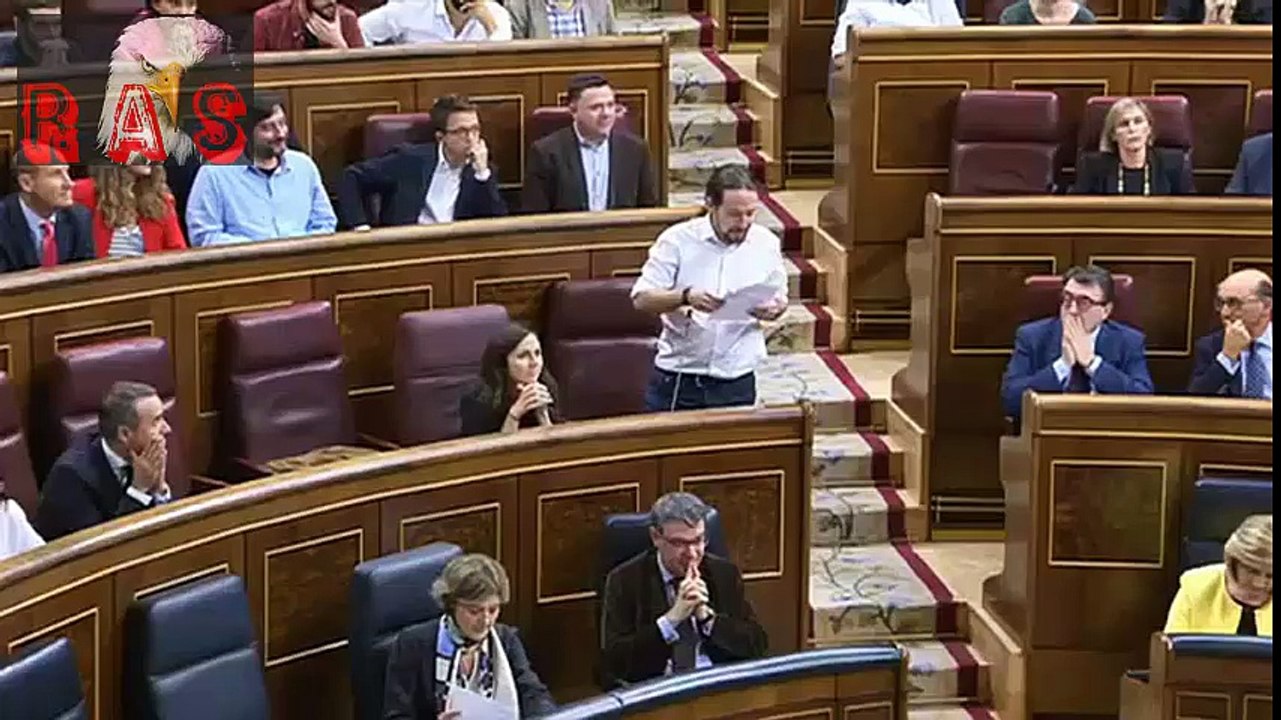 ¡¡¡BRUTAL ZASCA!!! de Pablo Iglesias a Mariano Rajoy que esta vez no lo salva ni DIOS