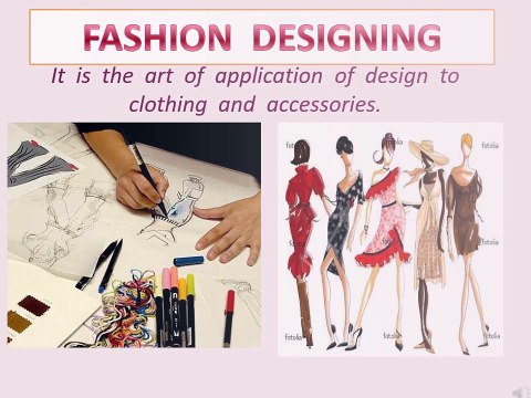 The Art of Application of Design to Clothing & Accessories