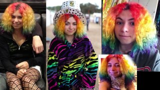 Rainbow Girl Hair Styles - 8 Years of Dyed Hair!!