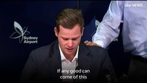 Australia's Steve Smith breaks down in tears as he apologises for ball-tampering scandal _ ITV News