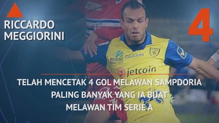 Meggiorini dari Chievio siap untuk terus mencetak rekor