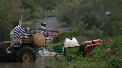 Antalya’da dereye düşen genç kızı itfaiye ekipleri kurtardı
