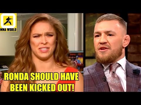 I would have kícked Ronda Rousey's a right off the ESPN set,Ferguson on Conor McGregor,Bisping