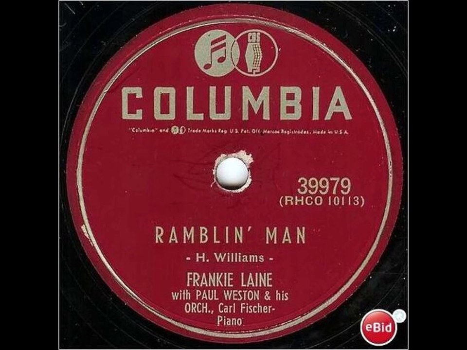 FRANKIE LAINE COLUMBIA 39979 ....1953