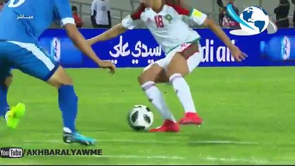 ملخص وأهداف -- المغرب وأوزباكستان 2-0 -- 27/03/2018 جنون عبد الحق الشراط وتألق الأسود