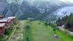 Drone Camera View of Nanga Parbat and Fairy Meadows