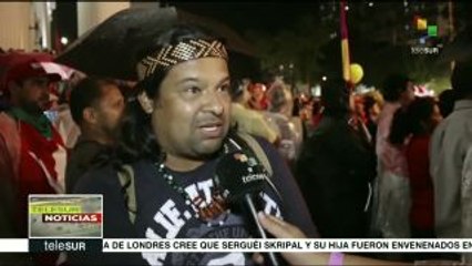 Brasileños rechazan ataques contra caravana de Lula