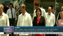 Secretario gral. del Partido comunista de Vietnam visita Cuba