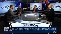 THE SPIN ROOM | Cogat: more Arabs than Jews in Israel, PA areas | Thursday, March 29th 2018