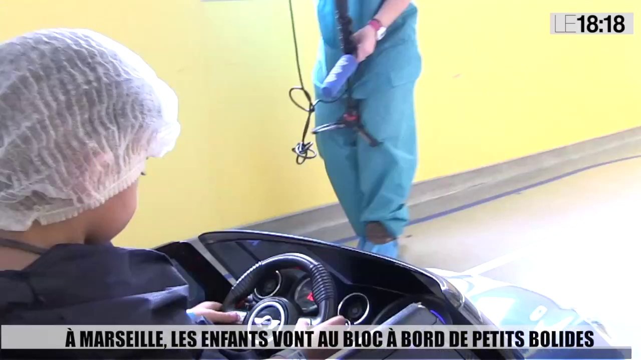 Le 18:18 - Marseille : des petits bolides pour amener les enfants au bloc opératoire