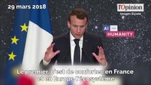 Macron dévoile son plan pour l’intelligence artificielle