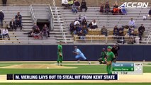 Notre Dame's Matt Vierling Steals Hit With Diving Catch vs. Kent State