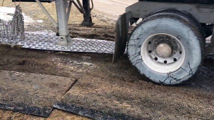 Ground Protection Mats - Semi Truck & Trailer