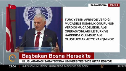 Başbakan Bosna - Hersek'te