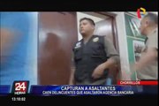 PNP captura a asaltantes de banco Falabella en Chorrillos