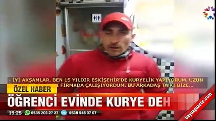 Bir yemek getiren kurye rezaleti daha