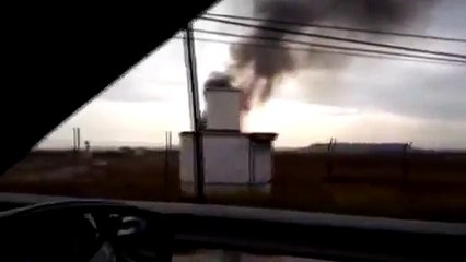 Accidente de F18 en Madrid en maniobra de despegue