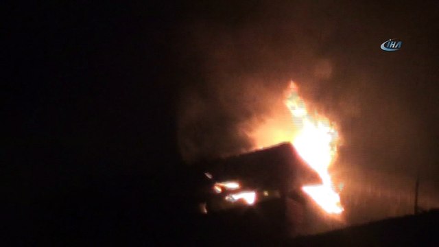 Kız yurdunda yangın paniği