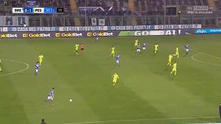 Ernesto Torregrosa Goal  - Brescia 1 -1 Pescara — 29/03/18