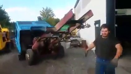 Je le gare où le camion ???? Ahaha