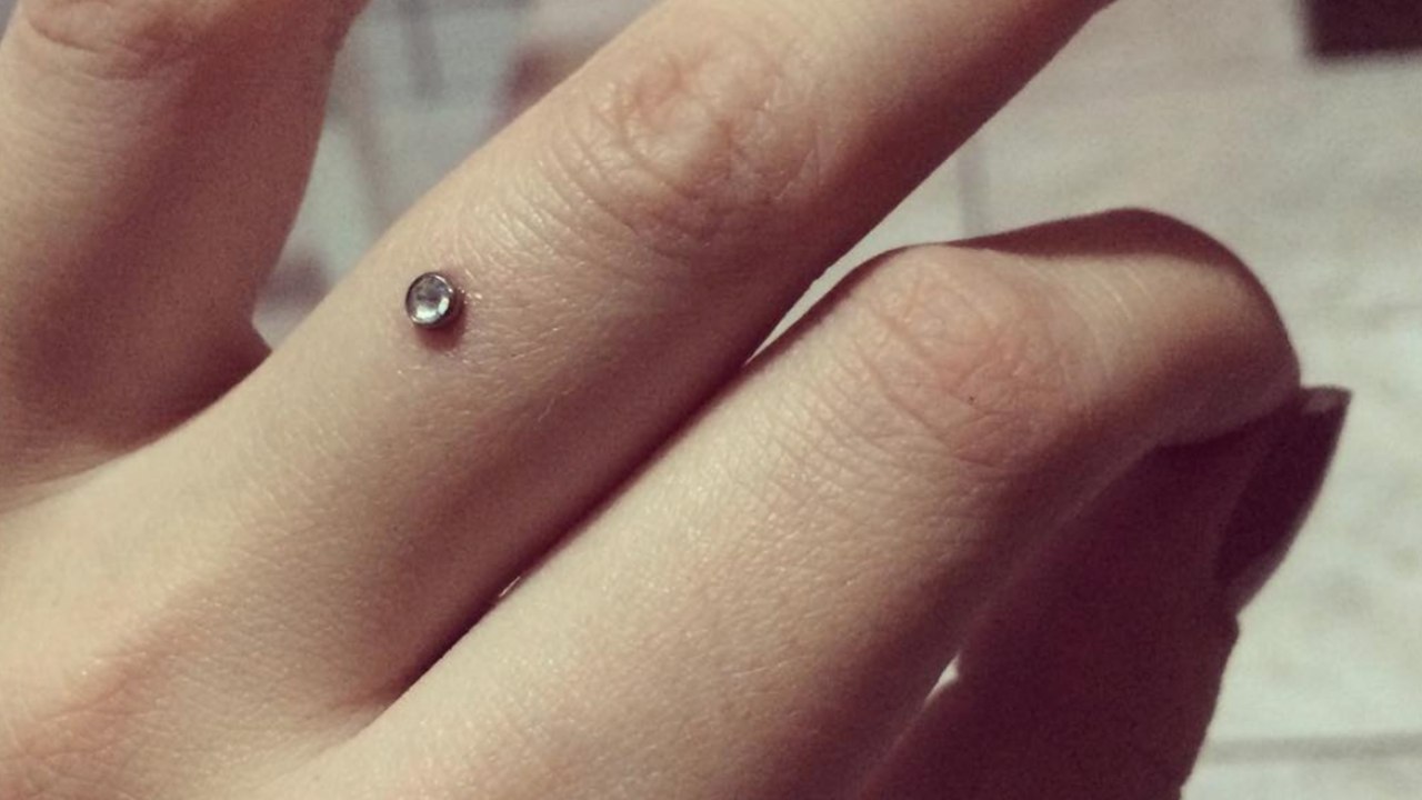 People are getting this diamond piercing instead of an engagement ring