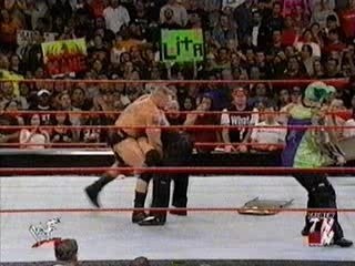 wwe Matt and Jeff Hardy hit Brock Lesnar