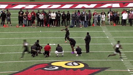 Lamar Jackson highlights | Louisville pro day 2018