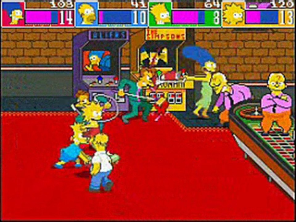 The Simpsons Arcade Game: Four Player Run 2 (Pa...