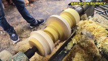 Amazing Carpenters Techniques Extreme Fastest Woodworking Creative Style - Wooden Lathe Complete