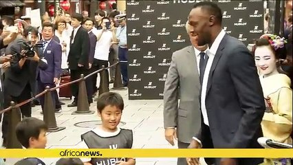 Usain Bolt visits Japan, contemplates football career