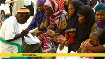 Red Cross officials cater for Somalis hard hit by drought in Kismayo [no comment]