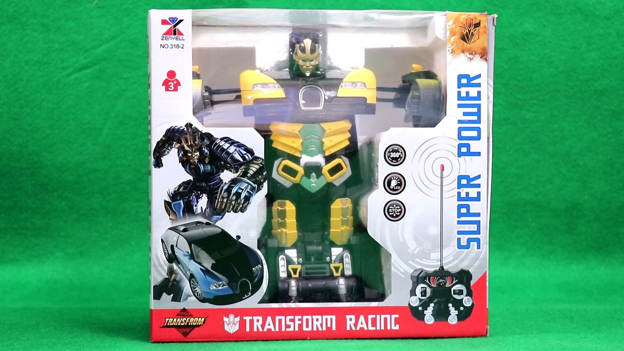 Bugatti Transformer rc car super power Radio controller-[ UNBOXING &TEST]!!