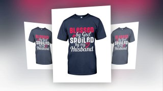 Blessed By God Spoiled By My Husband shirt, flowy tank, v-neck