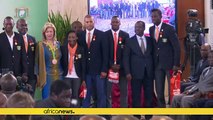Ivorian Olympic medalists get cash and house rewards from President