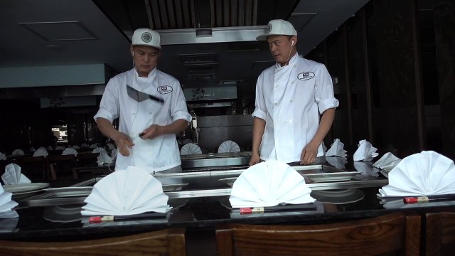 TRICKS PRACTICE FREESTYLE BY TEPPANYAKI CHEF