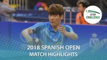 2018 Spanish Open Highlights I Kim Minhyeok vs Gabriel Perez (Qual)