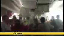 Passenger reactions to Emirates crash landing