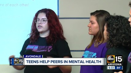 Avondale teens help peers dealing with mental health issues