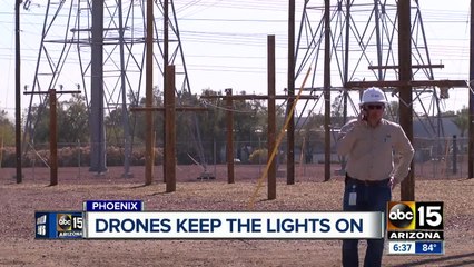 Drone tech being explored to keep lights on around the Valley