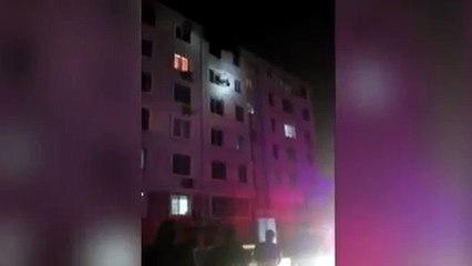 Al borde del drama    salvada una mujer que caía de un sexto piso