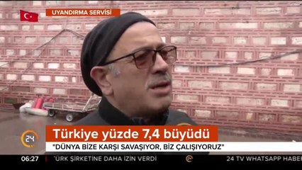 Türkiye 2017'de 7,4 büyüdü