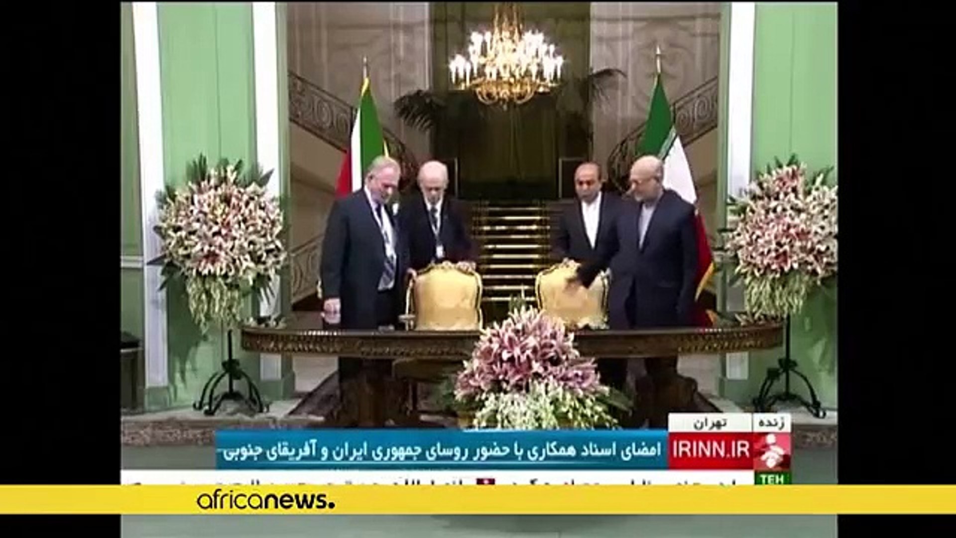 ⁣South Africa and Iran agree to improve trade and political ties