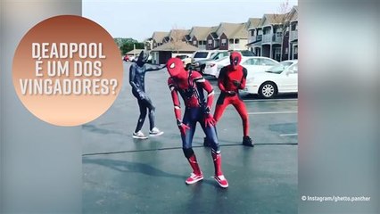 Deadpool, Pantera Negra e Homem-Aranha dançando juntos?