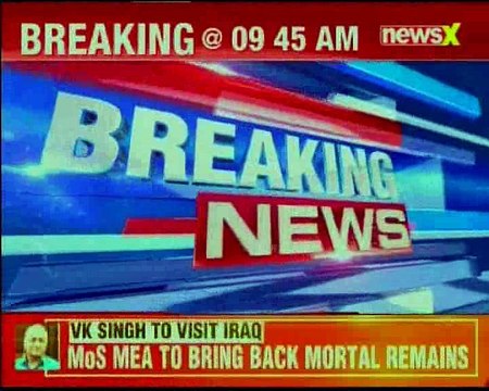 MoS MEA VK Singh to visit Iraq on April 1; to bring back mortal remains of 39 Indians