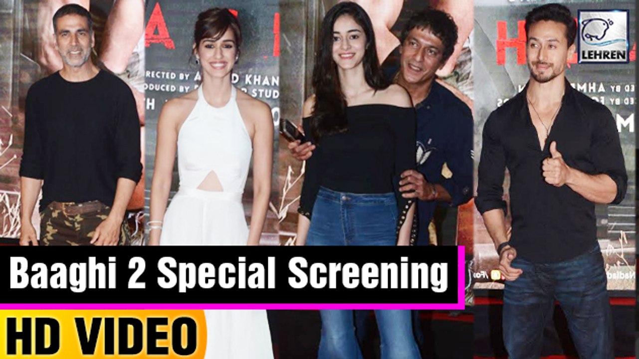 Special Screening Of Baaghi 2 | Tiger Shroff | Disha Patani
