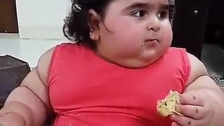fat baby eating for more - funny video