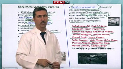 ygs lys edebiyat Cumhuriyet Donemi Turk Edebiyati - Toplumcu Gercekci Eserler - 1