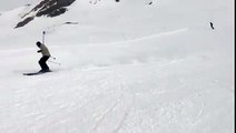 Une skieuse renverse une mère de famille