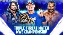 WWE 2k18 John Cena Vs Aj Styles Vs Jinder Mahal WWE Championship Match