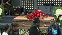 US - Hundreds of tearful mourners join in outpouring of rage as they bid emotional goodbye to Stephon Clark